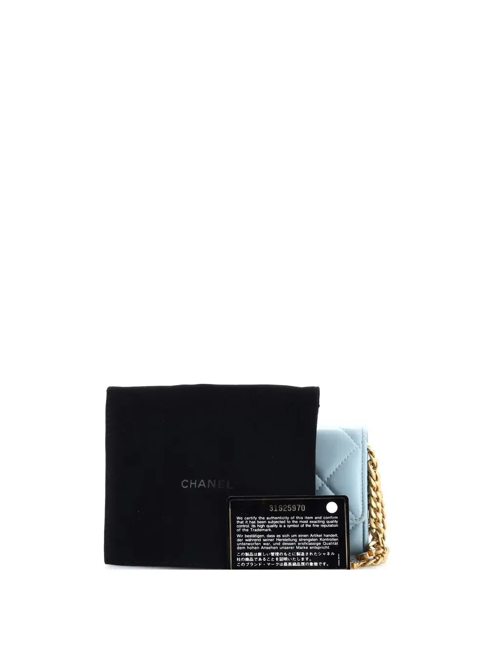 Chanel Pending Cc Card Holder On Chain #239587C20B